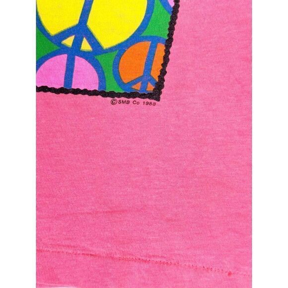 Vintage 1989 Hobie Surfedelic Surf Bug Car T-Shirt Medium Beach Single Stitch - Picture 4 of 12